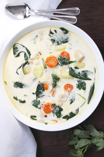 Instant Pot Chicken Gnocchi Soup