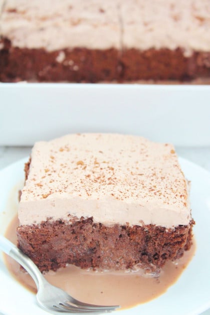 Homemade Chocolate Whipped Cream For This Mexican Tres Leches cake