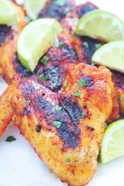Baked Tequila Lime Chicken Wings