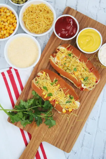 Brazilian Hot Dogs (VIDEO) - The Six Figure Dish