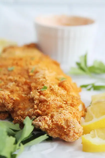 Crispy air fryer catfish fillets