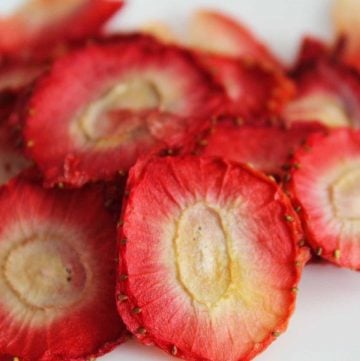 air fryer dehydrated strawberries