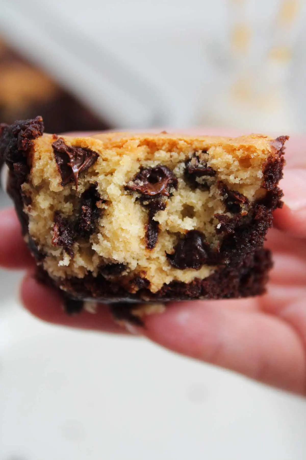 Domino's copycat recipe for marbled cookie brownie made right at home.