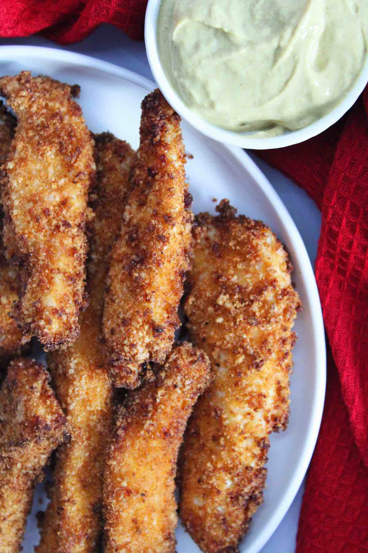 Air Fryer Shake N' Bake Chicken, Air Fried