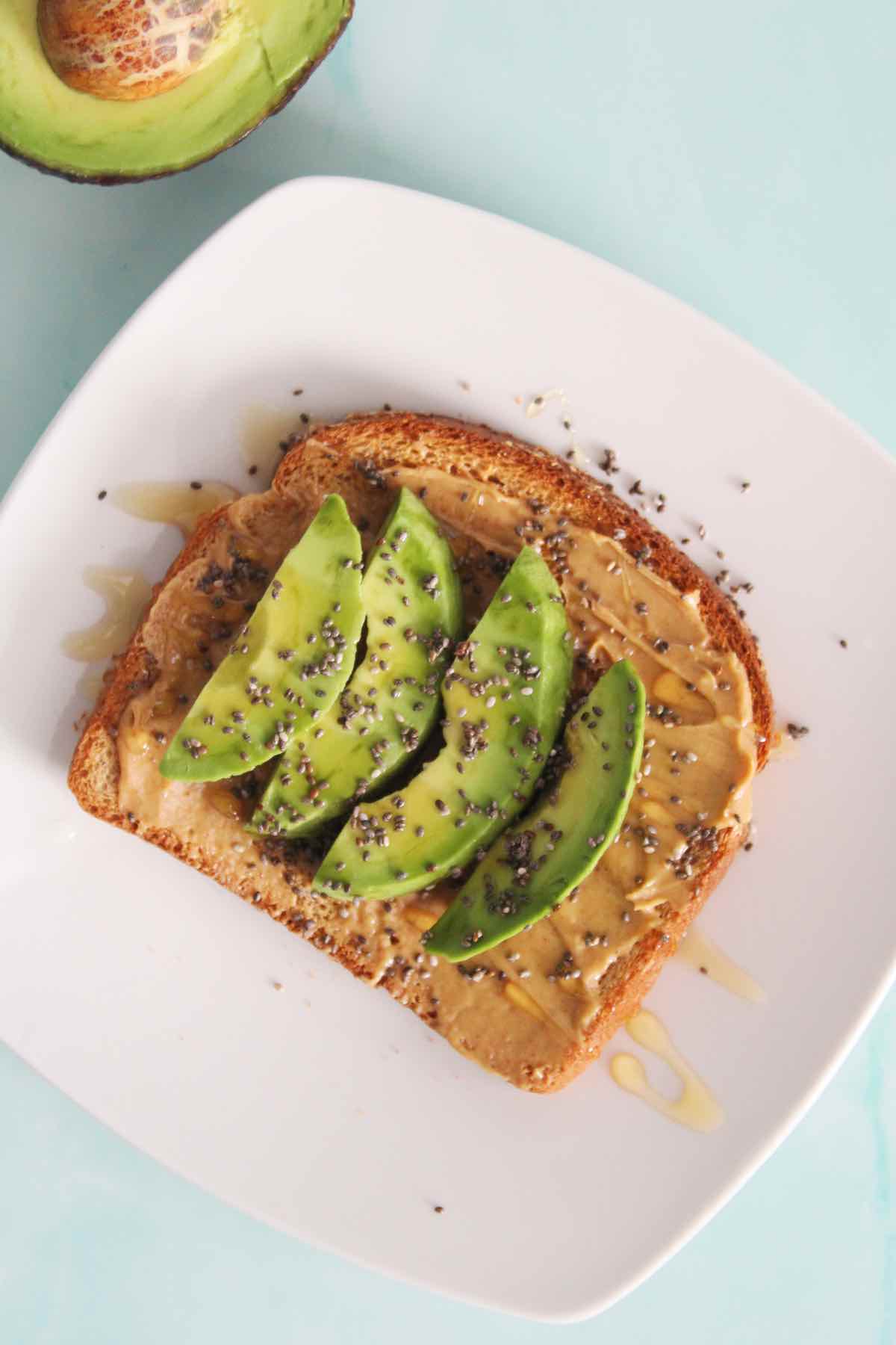 Avocado Peanut Butter Toast The Six Figure Dish