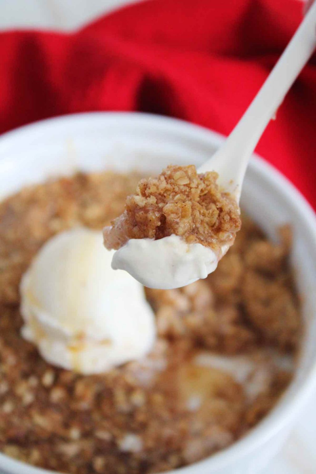 Air Fryer Apple Crumble The Six Figure Dish