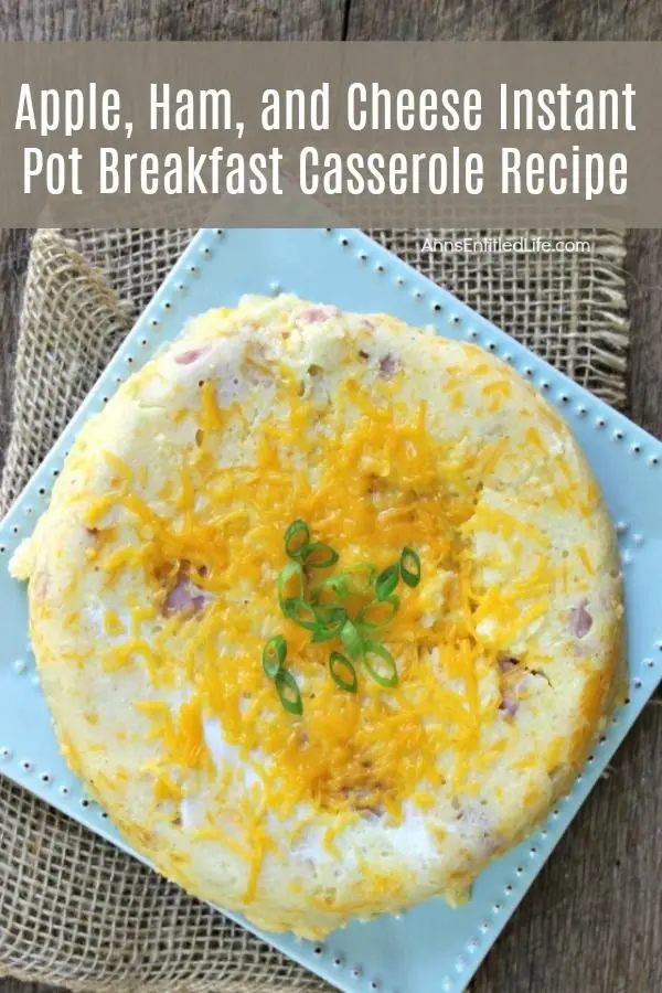 Instant pot breakfast casserole recipe.