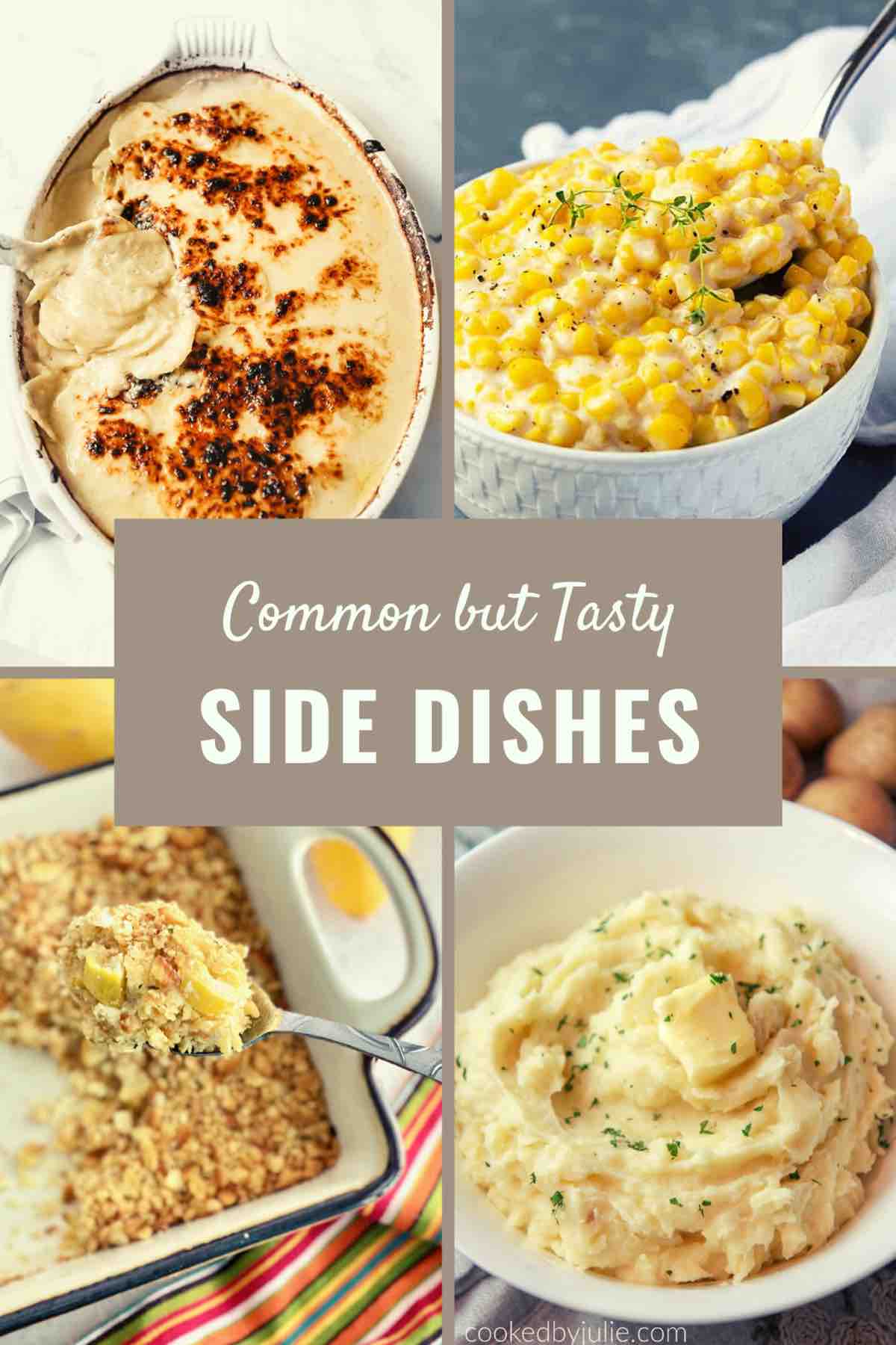 Common side dished for Thanksgiving.