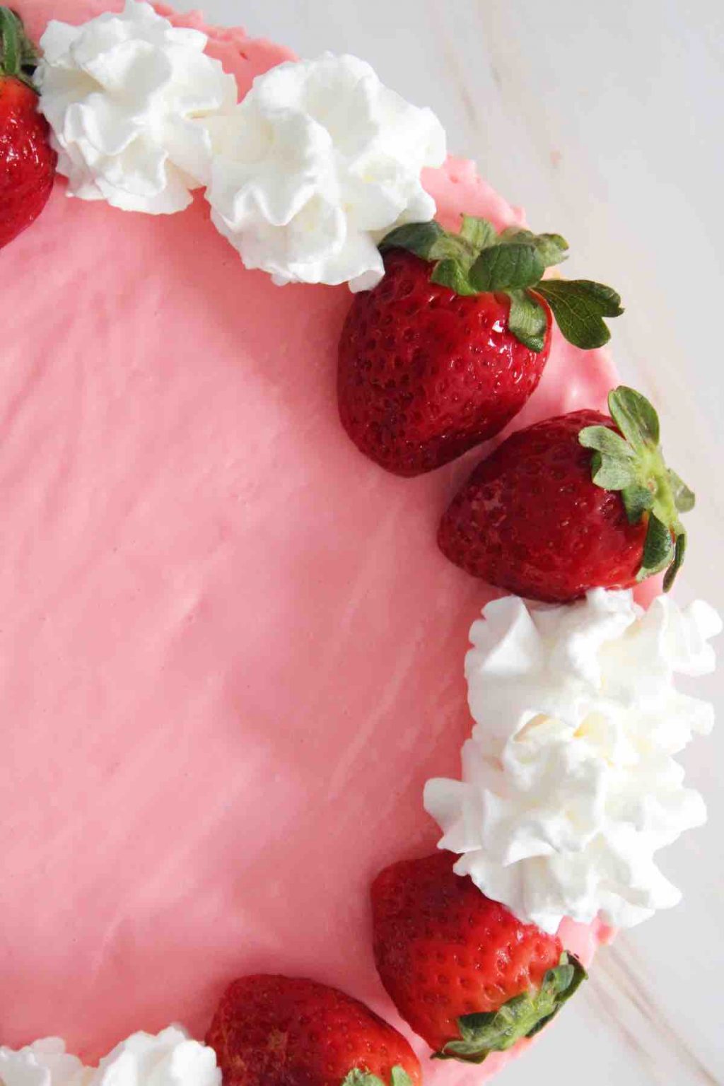 Strawberry Milkshake Pie(No Bake Recipe) - The Six Figure Dish