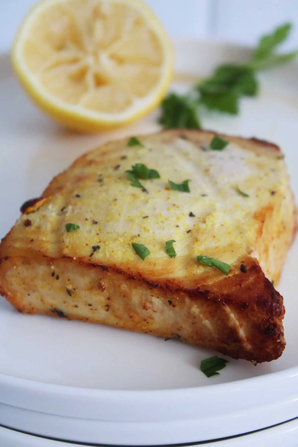 Air fryer swordfish steak is made in under 15 minutes. It's great for busy weeknights.