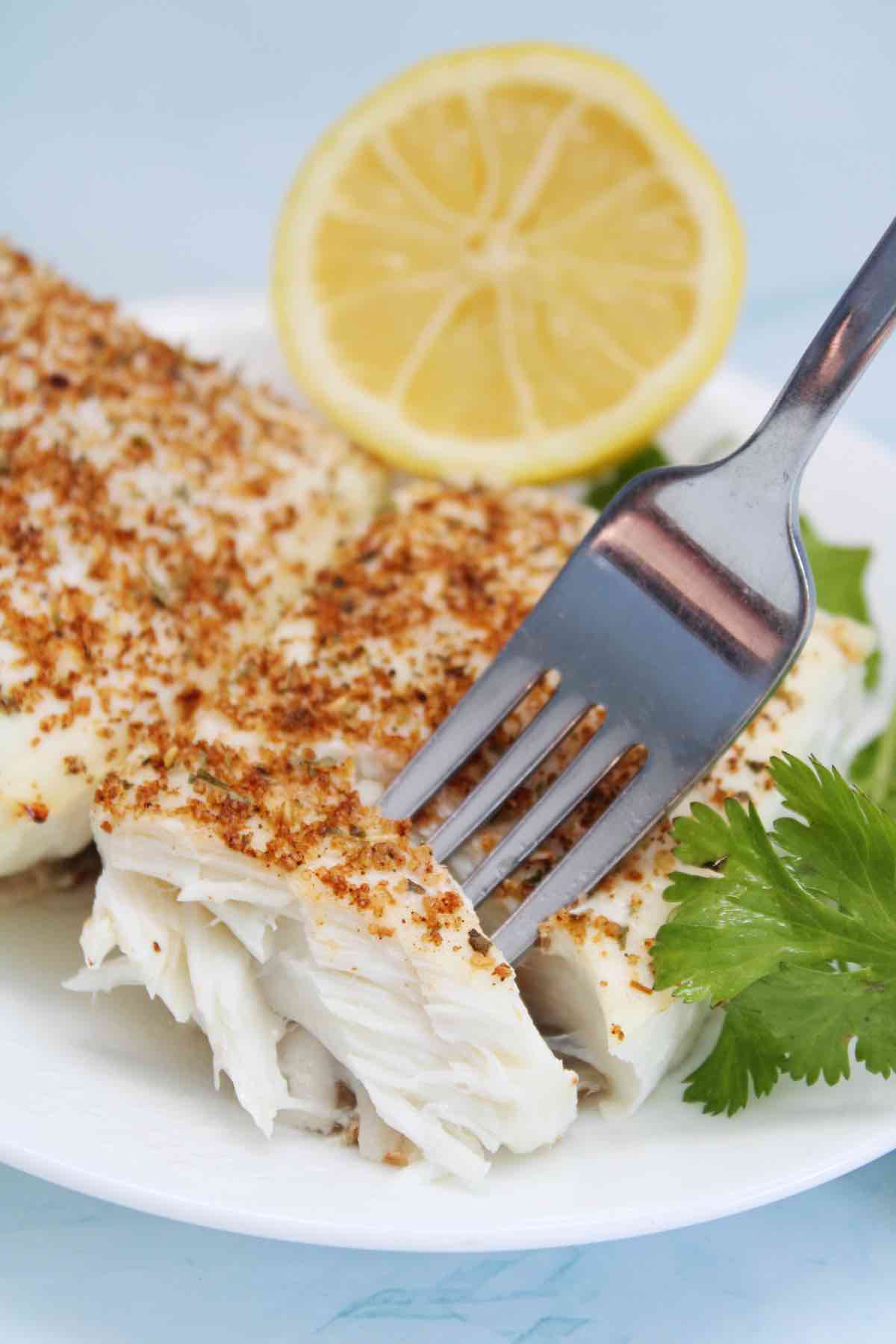This healthy halibut recipe is made with no breading and is low carb and keto friendly.