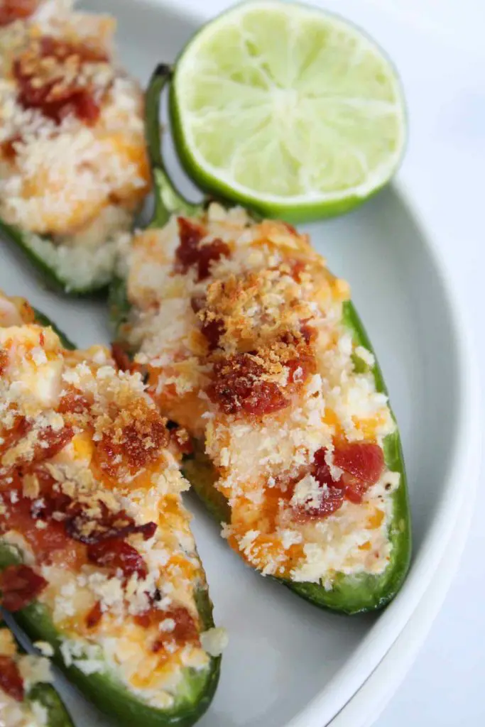 Shrimp Stuffed Jalapeno Poppers - The Six Figure Dish