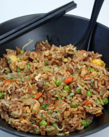 Make this homemade oxtail fried rice recipe.