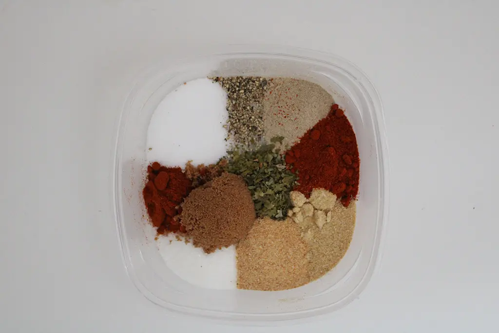 Ingredients needed to make whataburger seasoning