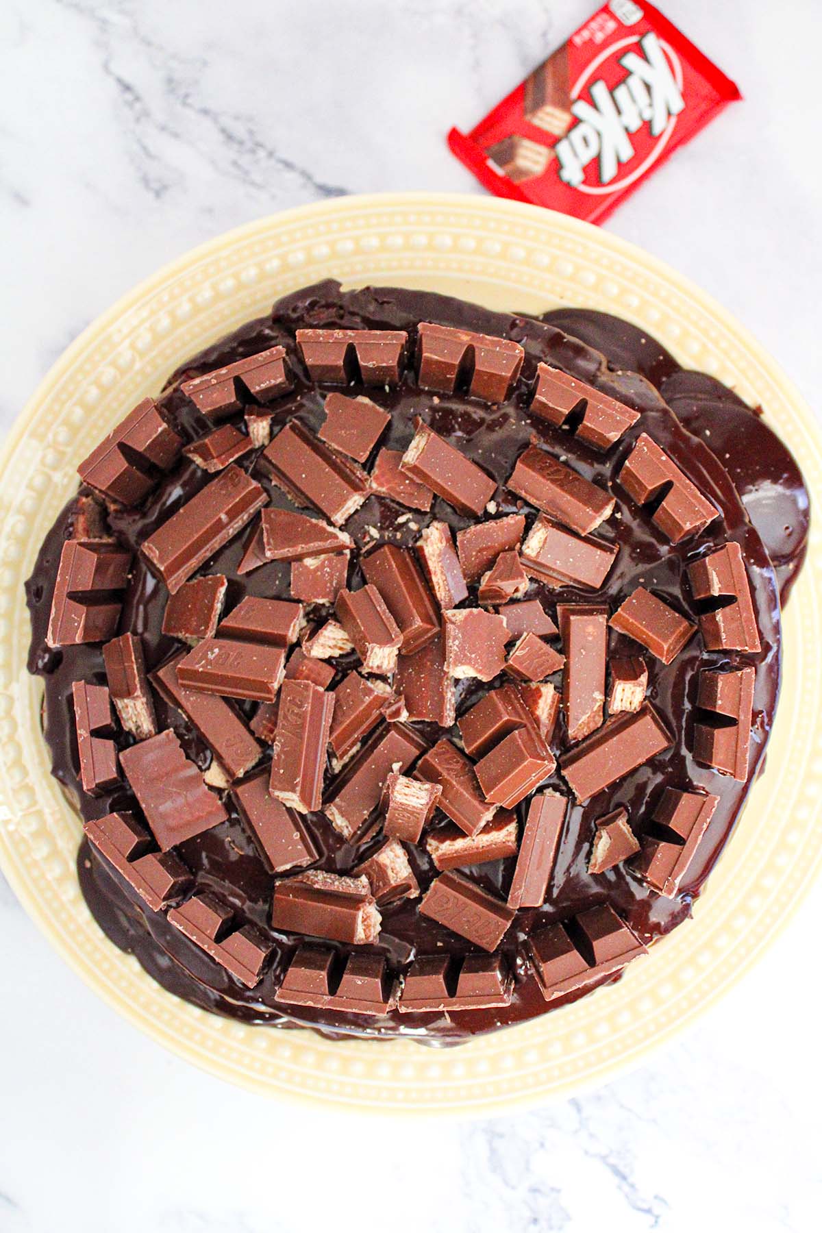 This baked Kit Kat Cheesecake is the perfect dessert to make for all occasions, especially holidays.