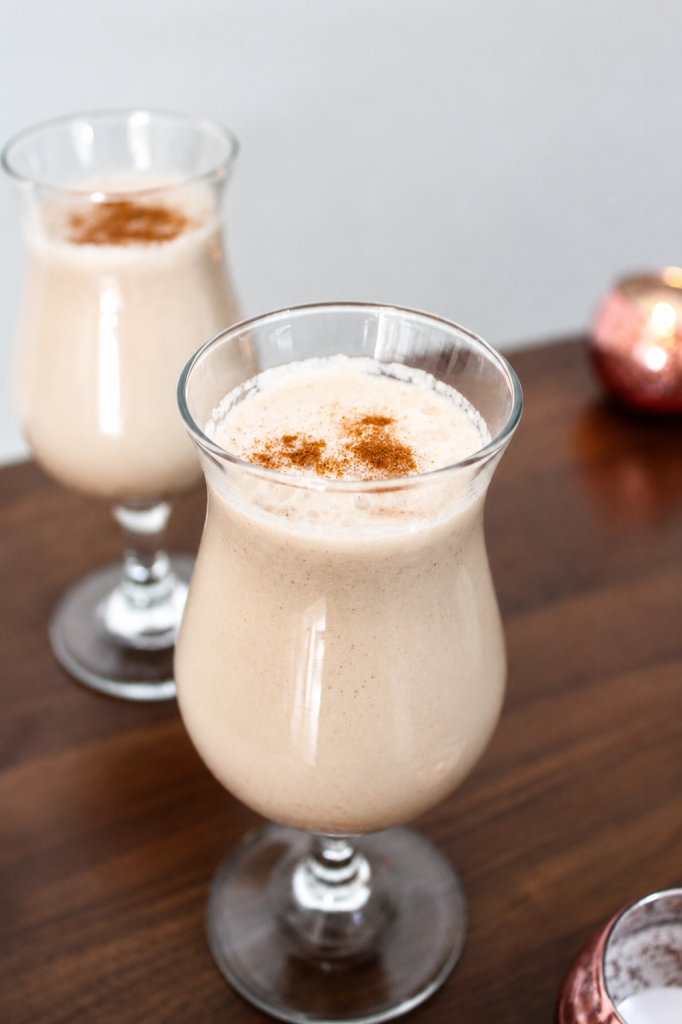 An easy holiday drink recipe made in the blender